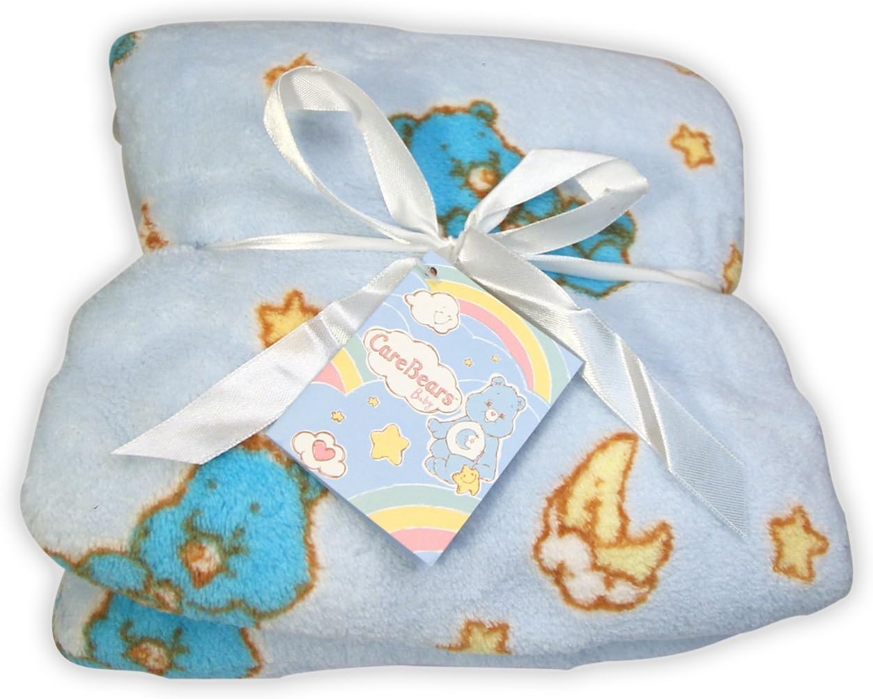 IDM Group Care Bears Fleece Baby Blanket - Baby Blue