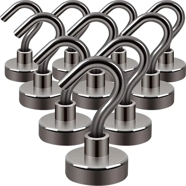 Gancho Magnético Neosmuk 10kg - 10 Unidades - Imán Extra Fuerte para Colgar