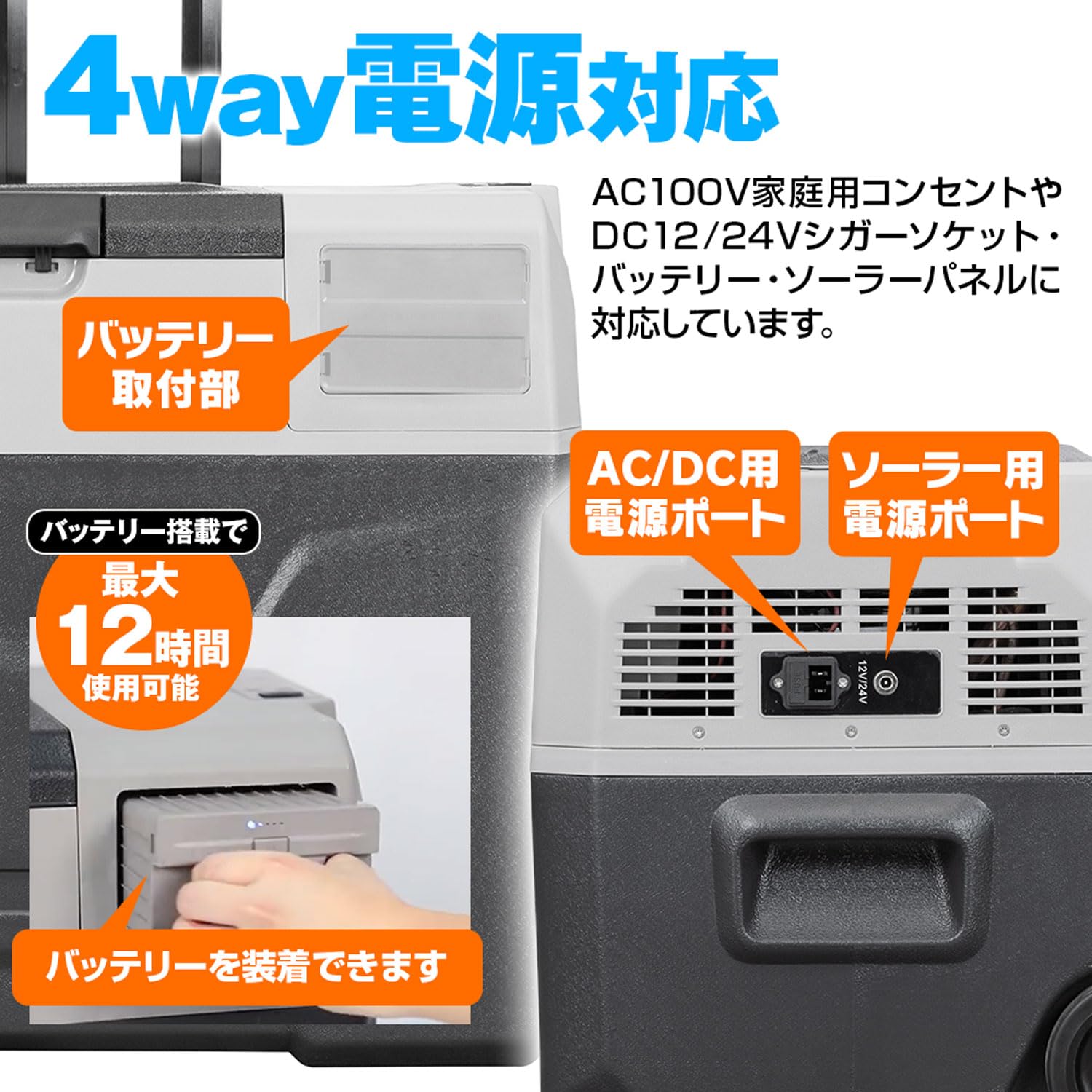 Amazon.co.jp: MAXWIN 車載冷蔵庫 40L ポータブル 車用 冷凍