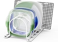 Vista 7 de JAQ Soporte para tapas de olla, organizador de divisores de utensilios de cocina de 10.5 pulgadas para platos, sartenes, tablas de cortar, moldes