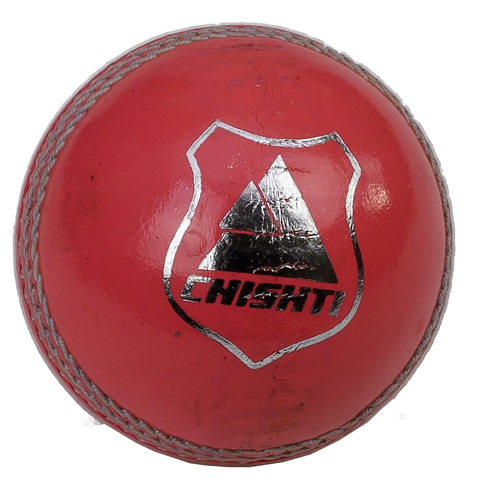 Chishti Cricket-Bälle, Leder, handgenäht, für Damen, hochwertig, Gewicht 15 g, Rosa, 6 Stück