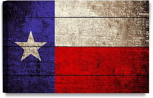 Miniatura 15 de DECORARTS - Arte de pared rústico de la bandera estadounidense, fabricado en Estados Unidos, impresión de lienzo giclée, lienzo estirado envuelto en