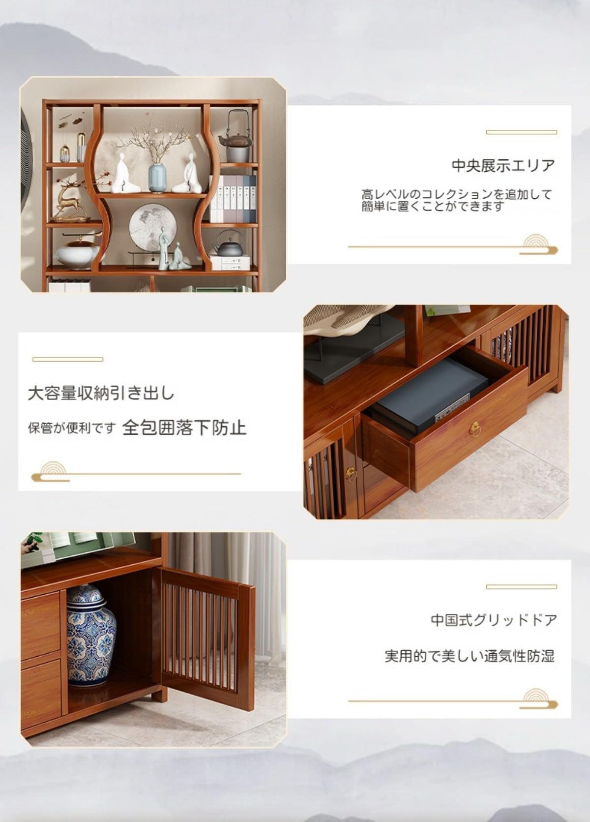 Amazon｜Auyyhui オープンシェルフ 5段 収納ラック オープンラック