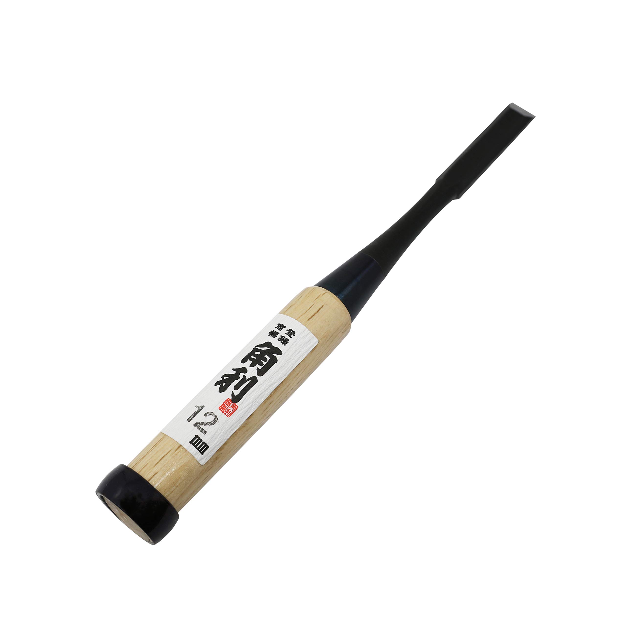 Kakuri Push Chisel, 0.5in, Black Oak Handle