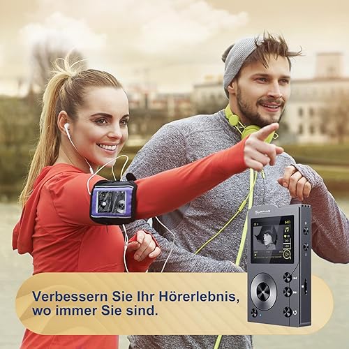 Miniatura 7 de F20 Reproductor de MP3 HiFi con Bluetooth 5.2, Reproductor de música de audio digital DSD sin pérdida de alta resolución, Reproductor de audio