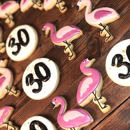 Miniatura 9 de Juego de 6 cortadores de galletas hawaianas, cactus, piña, flamenco, hoja de Monstera, palmera, cortadores de galletas tropicales para fiestas de