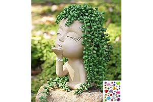 Cute and Unique Head-Shaped Planter