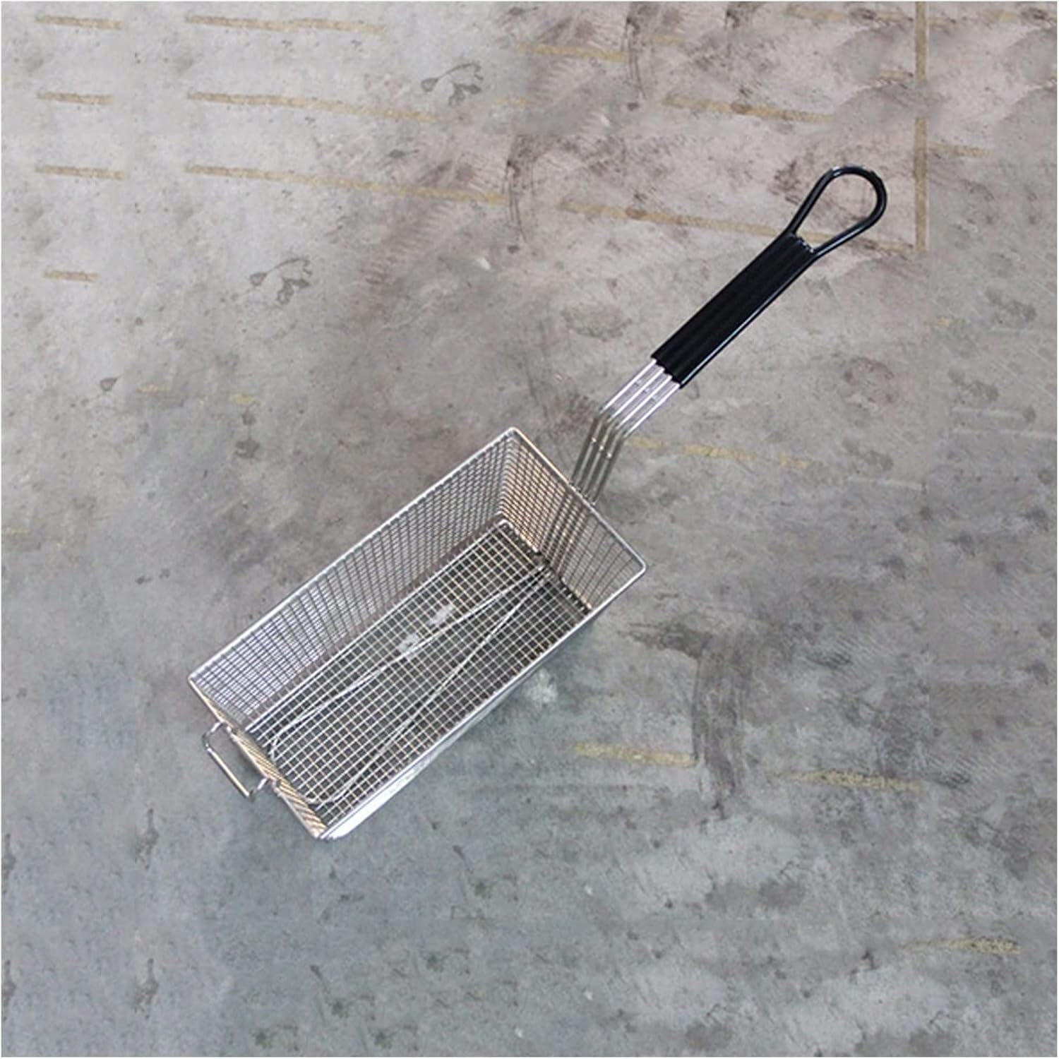 SDYdsgE chip basket， Thickened Frying Basket Stainless Steel French Fries Wire Strainer for for Kitchen Restaurant Party Barbe
