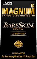 Vista 10 de Trojan Magnum Bareskin - Preservativos de gran tamaño - 10