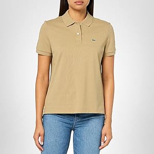 Lacoste Women's Classic Fit Short Sleeve Petit Piqu Polo