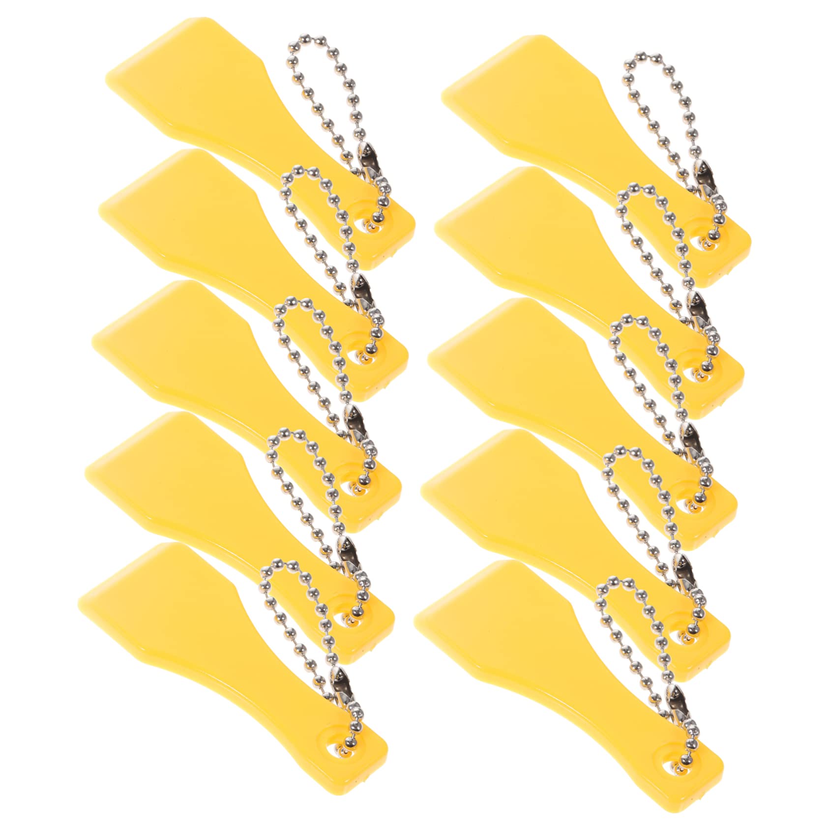HAPINARY Plastic Scratch Card Tool for Tickets 10pcs Card Scratcher Set Keychain