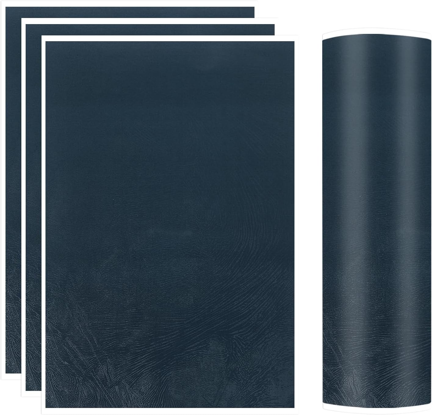 PATIKIL 4 Pcs 15.3x10.4" Laser Engraving Marking Color Paper Blue-Gray