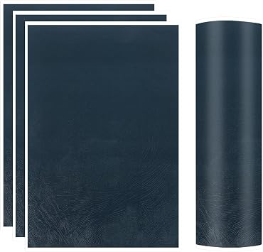 PATIKIL 4 Pcs 15.3x10.4" Laser Engraving Marking Color Paper Blue-Gray
