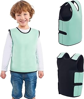Compression Vest for Kids | Provide Deep Pressure Comfort | ADHD Tools for Kids | Autism Sensory Clothing | Comfortable Design | Compression Shirt Kids | Ensure a Secure Feeling Green