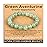 AD Beads Handmade Gemstone Stretch Elastic Bracelet Crystal Healing Reiki Nature\'s Beauty and Spiritual Essence Unisex (10mm, Green Aventurine (Opportunity))