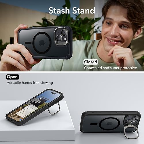 Miniatura 5 de ESR Funda para iPhone 15, carcasa MagSafe de cuerpo completo, supera la protección de grado militar, funda magnética para iPhone 15, funda
