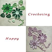 Vista 4 de Golo 3 bolas de hilo de ganchillo tamaño 30, hilo de bordar y lana para tejer a mano para calados 045