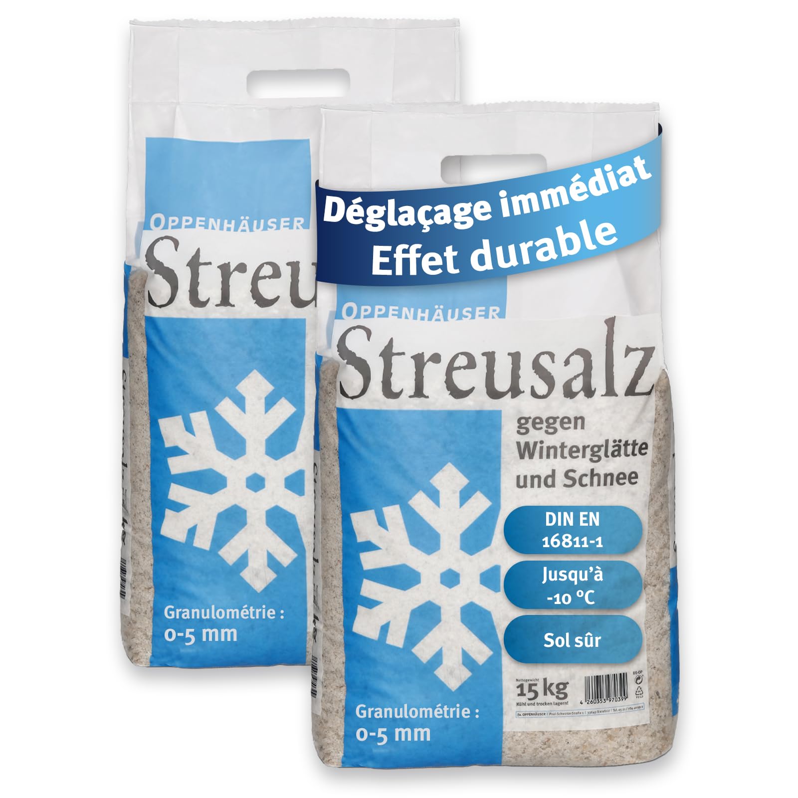 sel de déneigement 30 kg