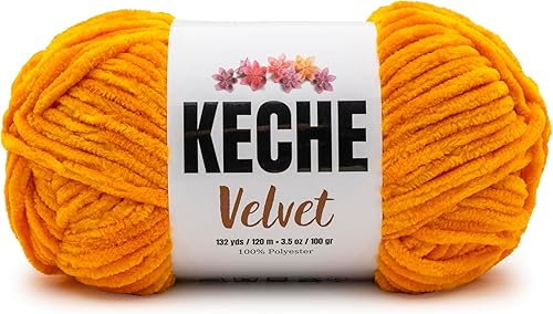 Miniatura 49 de Keche Hilo de terciopelo para ganchillo, manta de felpilla suave, voluminosa, hilo amigurumi, 3.53 oz (132 yardas), color menta