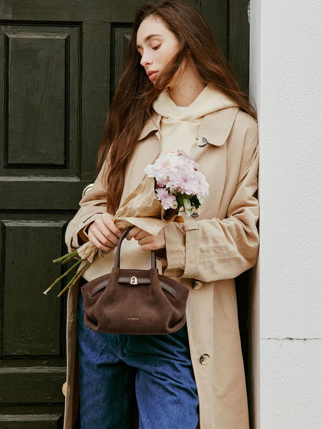 LA FESTIN Genuine Leather Handbags for Women, Small Satchel Purse - Mini Tote Clutch, Easy to Carry and Stylish for Daily Use - Image 2