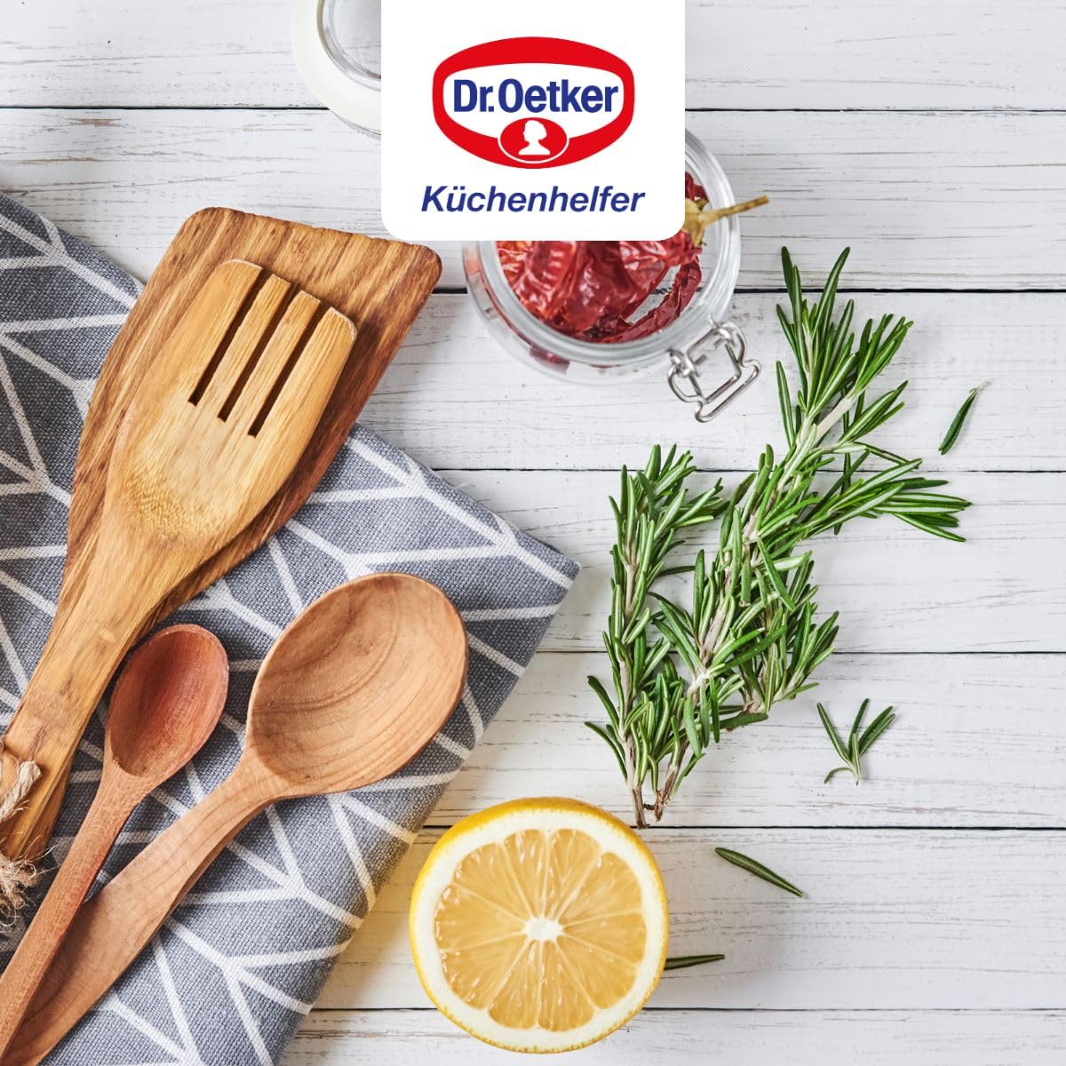 Dr. Oetker 1301 Plat à gratin avec couvercle, plat rectangulaire, plat à four, plat de cuisson four, plat cuisson four, Acier emaille, 42 x 34 x 13 cm