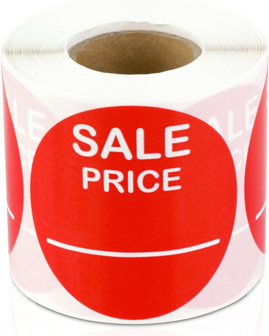Sale Price Stickers 2" Round Red Dot Stickers with Writable Space Price Label