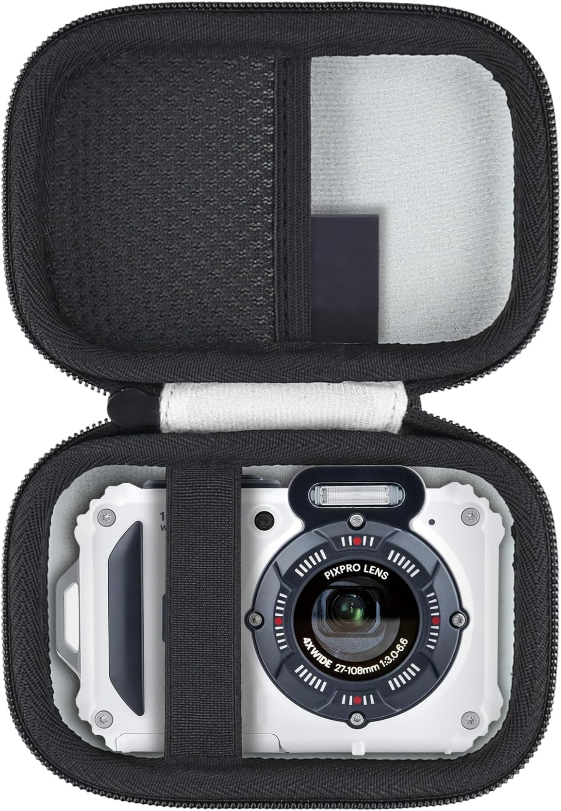 Aenllosi Hard Storage Case Compatible with Kodak PIXPRO WPZ2 Rugged Waterproof Digital Camera (White,Case Only)