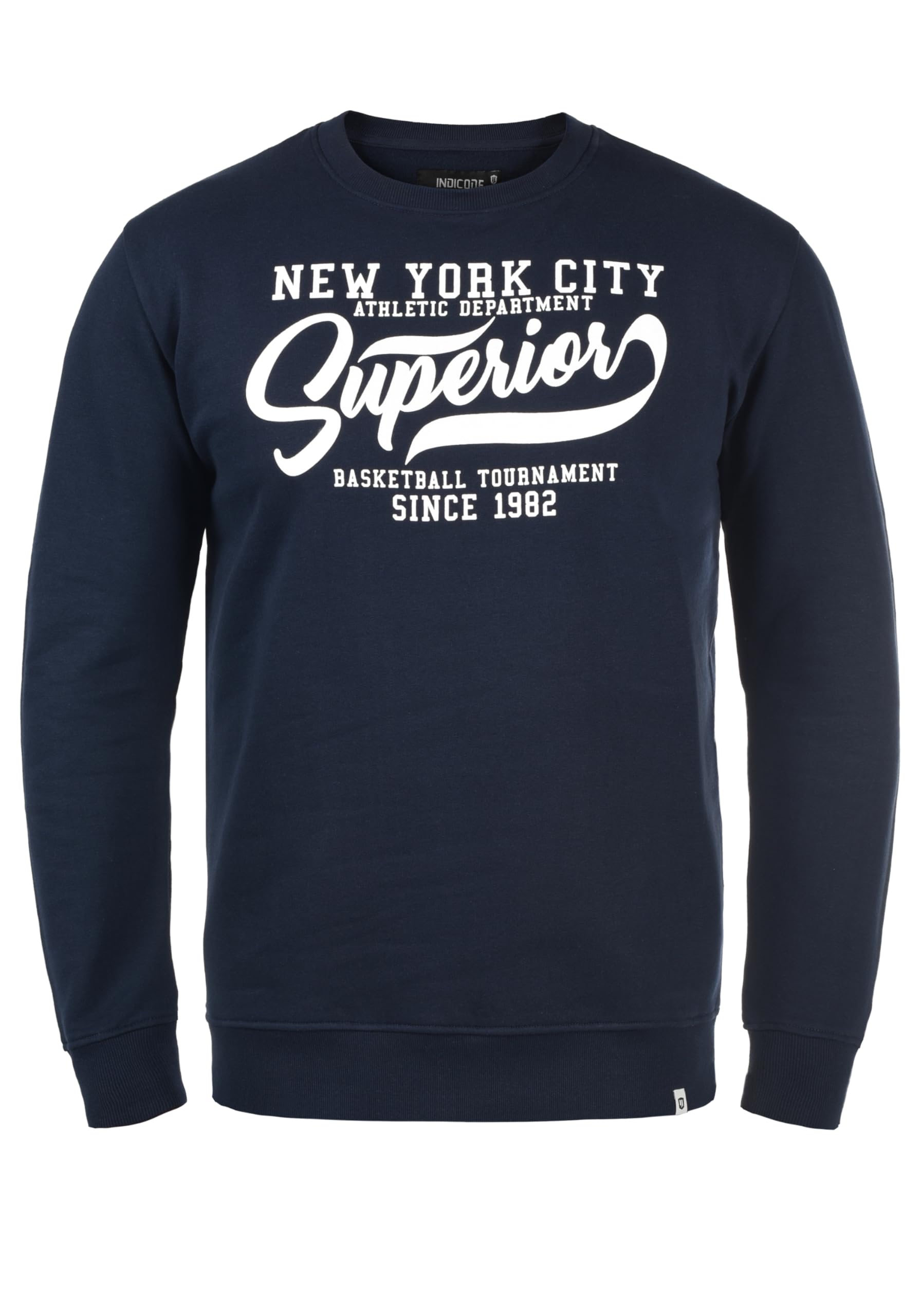 Indicode Galilero Men's Sweatshirt Sweat Shirt Jumper, Size:M, Colour:Navy (400)