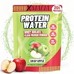 Protein Eau, poudre de protéines claires – 30 Services, 20g Protéines, 27 oz - Isolation de la laine + Collagène - 0g Lactose, 0g Sucre, Kéto-Amis - Tropical - Jus d'Iso, post-travail