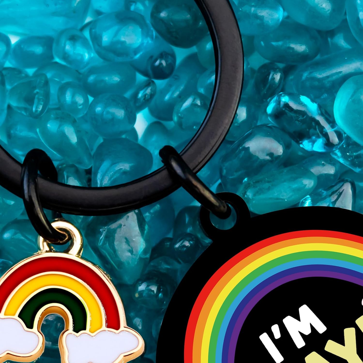 Lesbian Gifts Gay Pride Keychain Lesbian Stuff Funny Gifts for Gay Men Lesbians Merry and Gays Lesbians Couple Gift Gays gift for Guys LGBTQ Gift for Women - Image 5