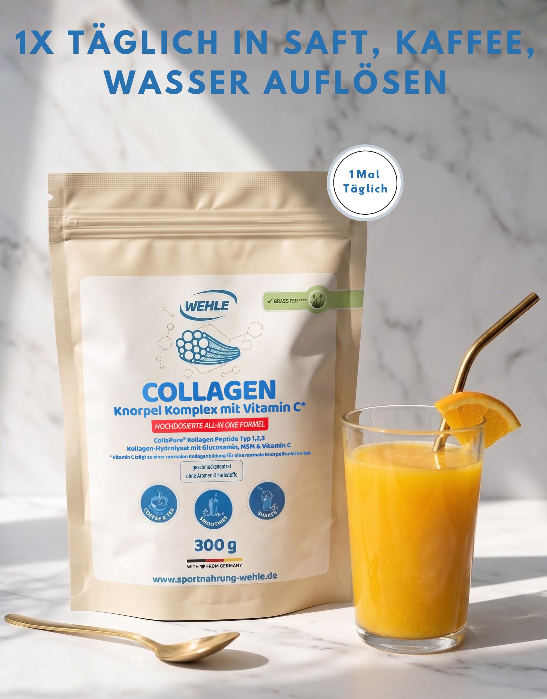 Wehle Knorpel Komplex mit Vitamin C, MSM & Glucosamin