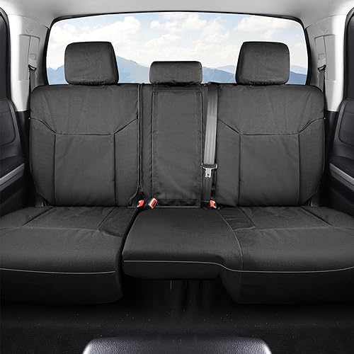 Truckiipa Fundas de asiento trasero para Dodge Ram, fundas de asiento automotriz para automóviles y camiones, cubierta de asiento de automóvil