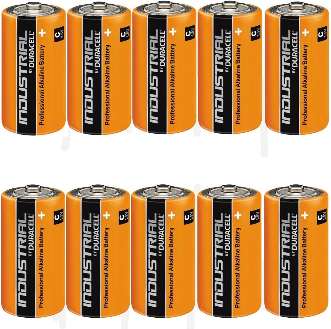 SeeLank(TM) 10 x DURACELL INDUSTRIAL C SIZE MN1400 LR14 ALKALINE BATTERIES REPLACES PROCELL