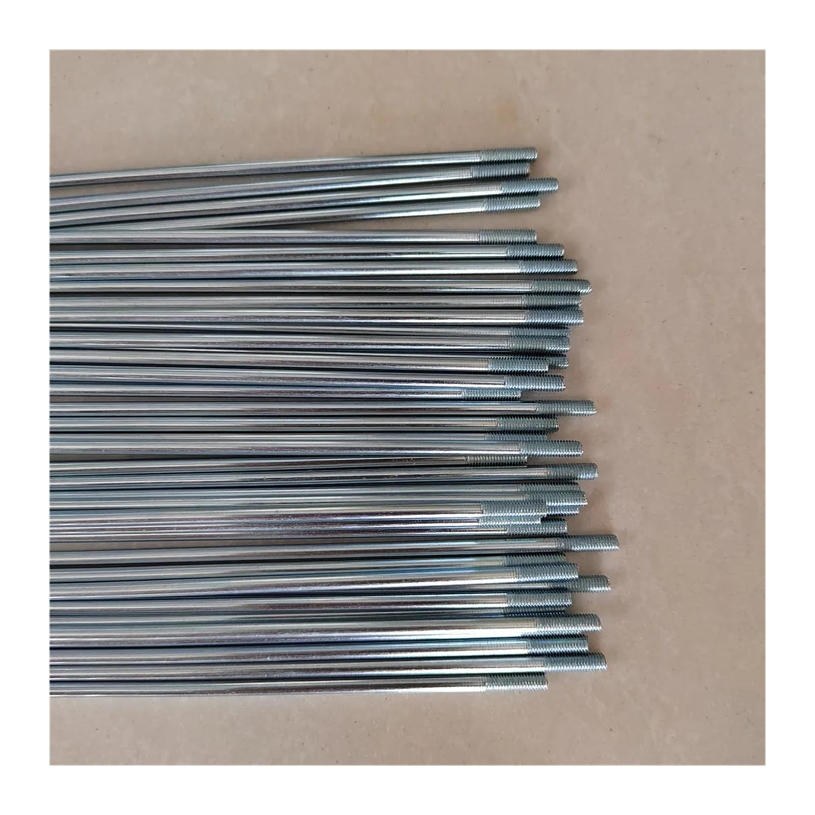 12G Diametro 2,5mm for Raggi Bicicletta Lunghezza 170-305mm Acciaio 40PZ con Nippli
