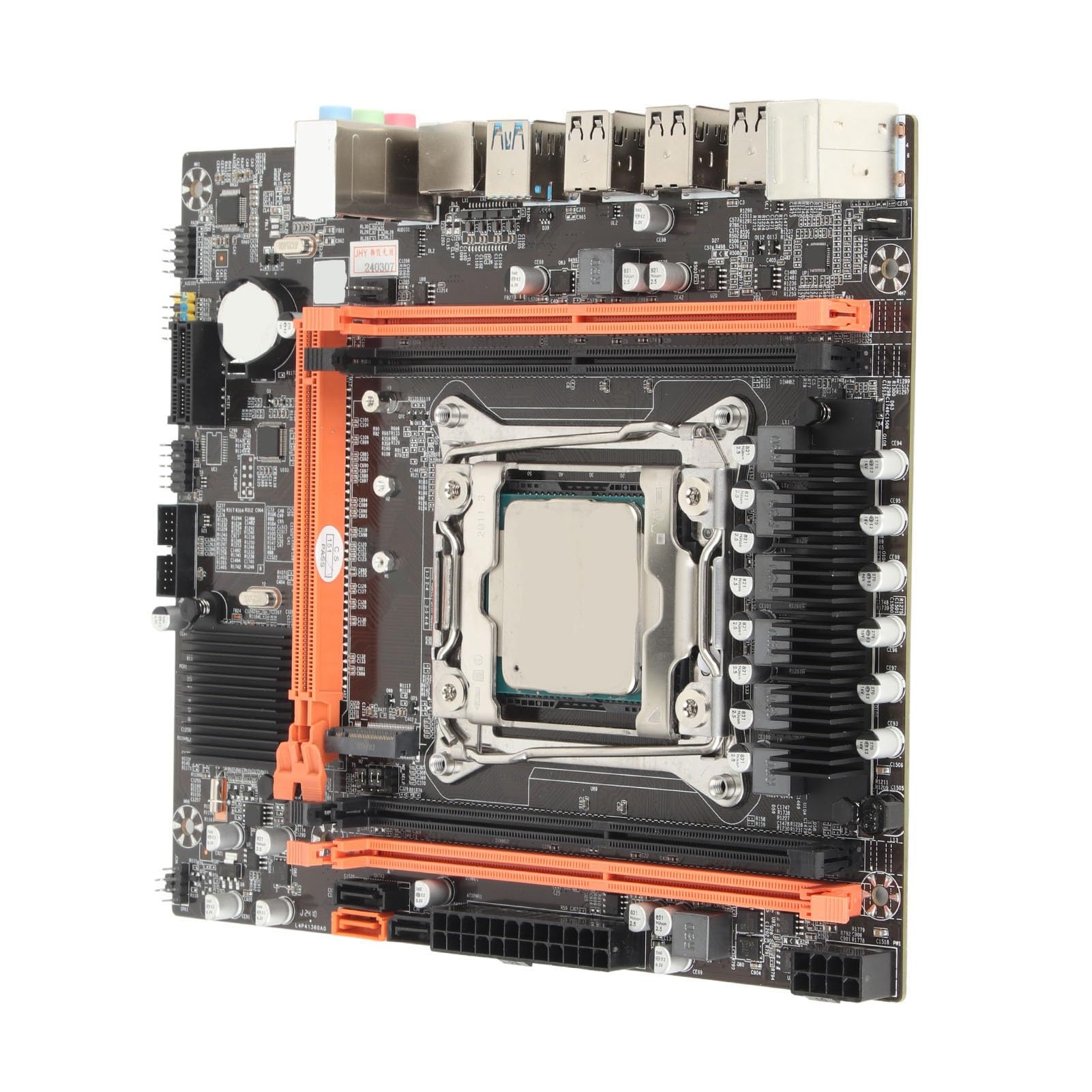 Topiky Scheda Madre PC X99 P4 Alimentatore a 6 Fasi Ad Alta velocità per PC Desktop con CPU E5 2680V3 e Interfaccia Multipla