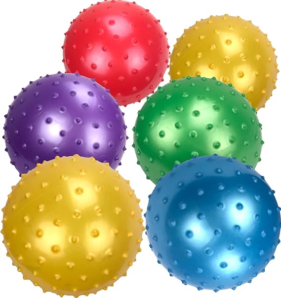 Livativ Playko Knobby Balls Bouncy Balls for Toddlers Tactile