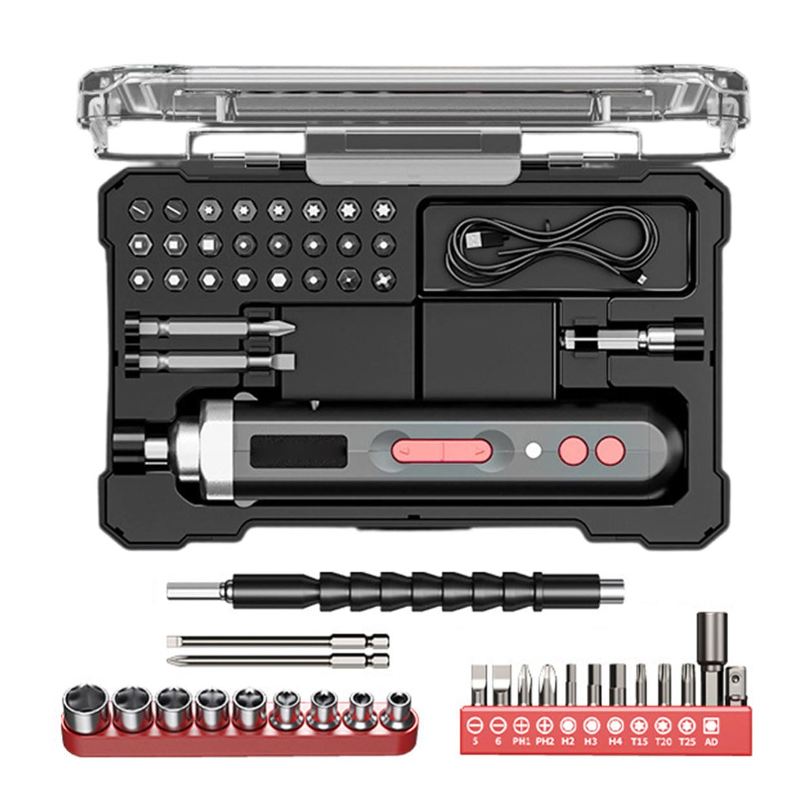Tsophreniq Light Cordless Screwdriver Precisions Torques Rapid Charging Battery Weight For Professional Repairs Rechargeable Screwdriver Cordless