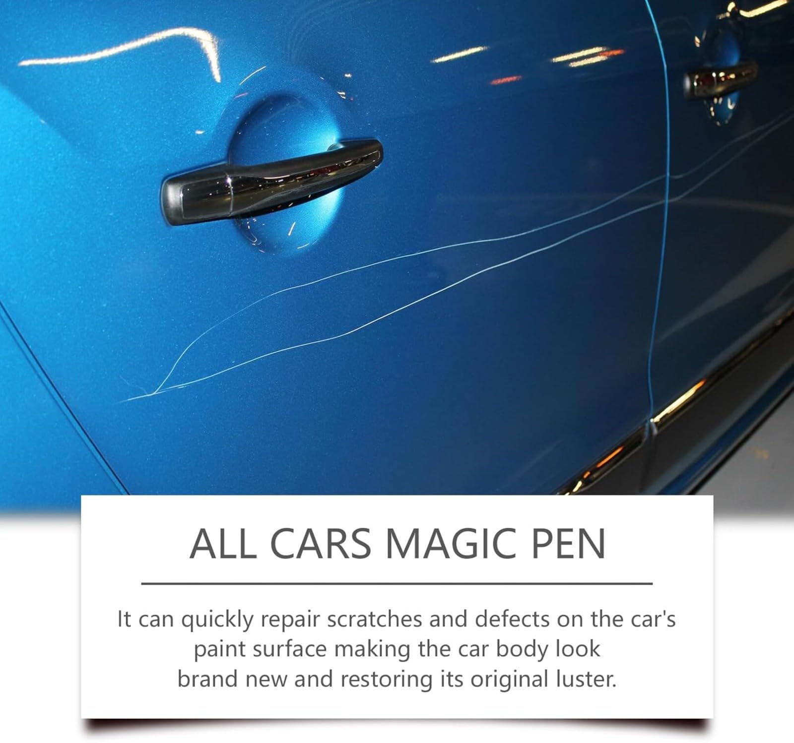 Penna AntiGraffio Carfix, Ripara Graffi Vernice in Modo Rapido, Adatta e Tutti I Colori del Veicolo (1PCS)