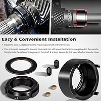 Vista 4 de Bonbo Kit de retención de tuerca de bloqueo de engranaje de 5ª y llave de tuerca de engranaje de 1/2 pulgada para transmisión Dodge Cummins NV4500