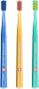 Curaprox CS Smart Toothbrush – Compact brush head for children and adults Ultra-gentle cleaning 3-pack Mixed colors