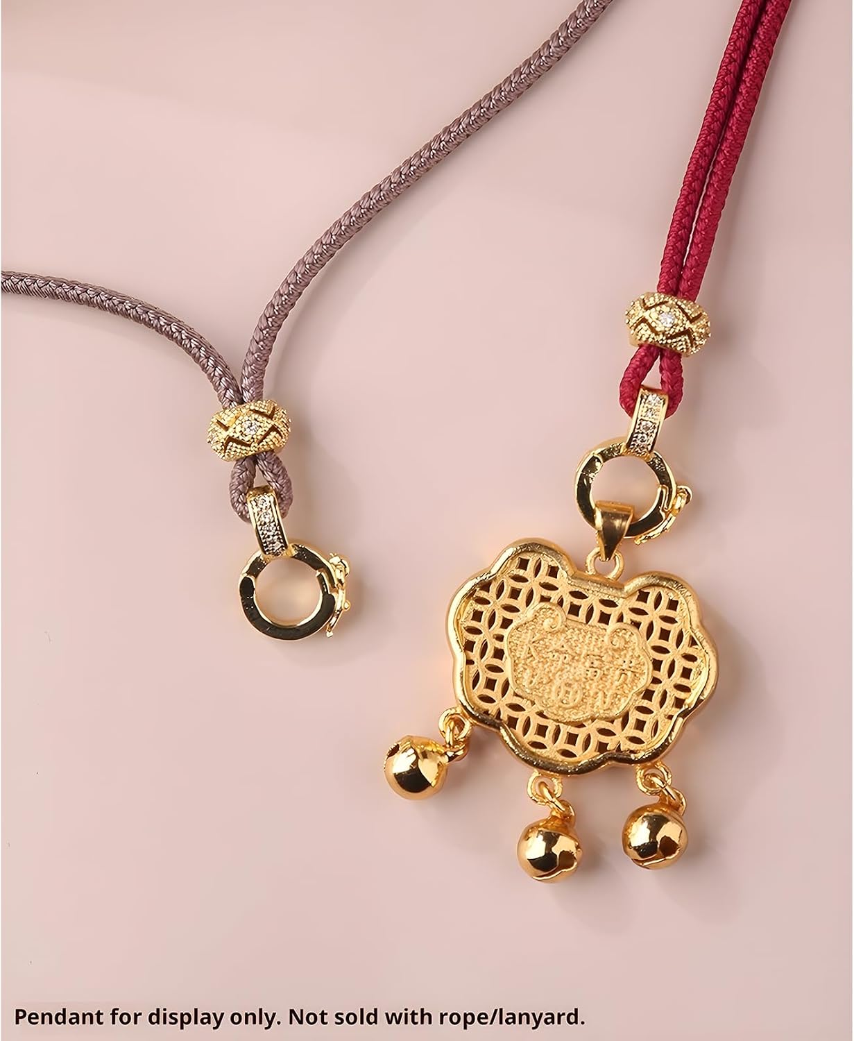 Elegant Handwoven Pendant Necklace Cord - Thin Gold Plated Rope for Women's Jewelry, Gemstone, Jade, Crystal, and Locket Accessories, Adjustable Bohemian Choker, Y2K Fashion Necklace for Daily Wear