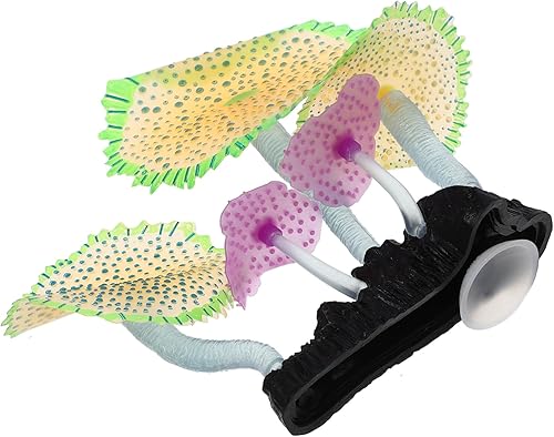 Amosfun Aquarium Landscaping Coral Artificial Plant Decor Artificial Coral Ornament Artificial Coral Plant Fish mariposas decorativas Fake Coral