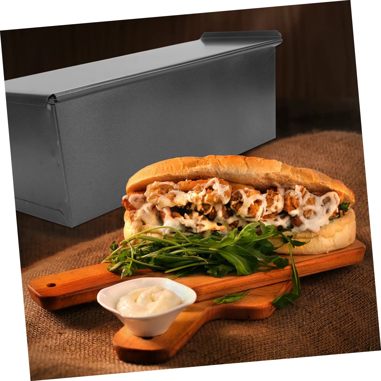 IMIKEYA Antihaft Toastbackform aus Eisen für Zuhause, Schwarz