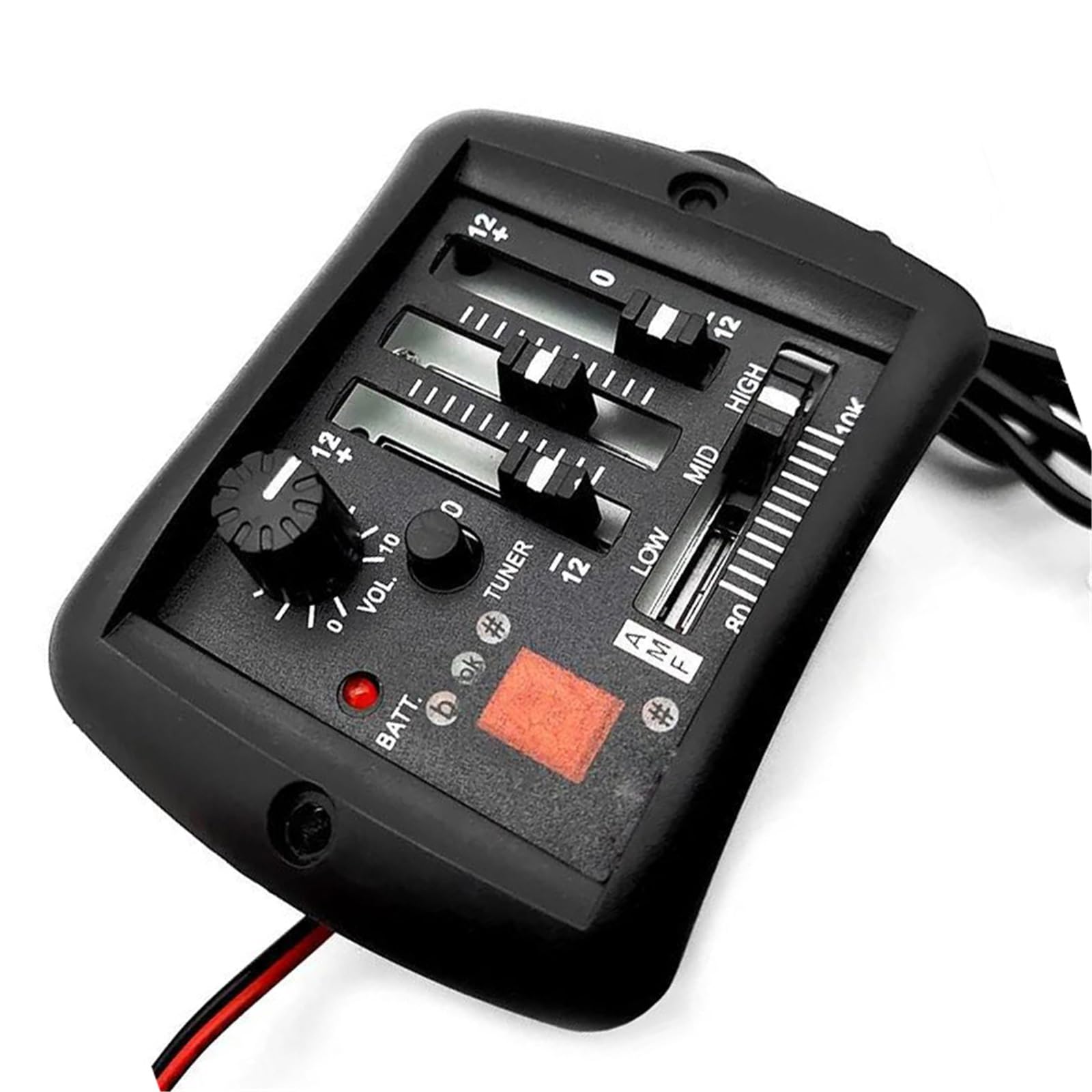 Pickup Chitarra Acustica Preamplificatore per chitarra acustica con equalizzatore a 4 bande pickup piezoelettrico con di accordatura tailpost in ottone