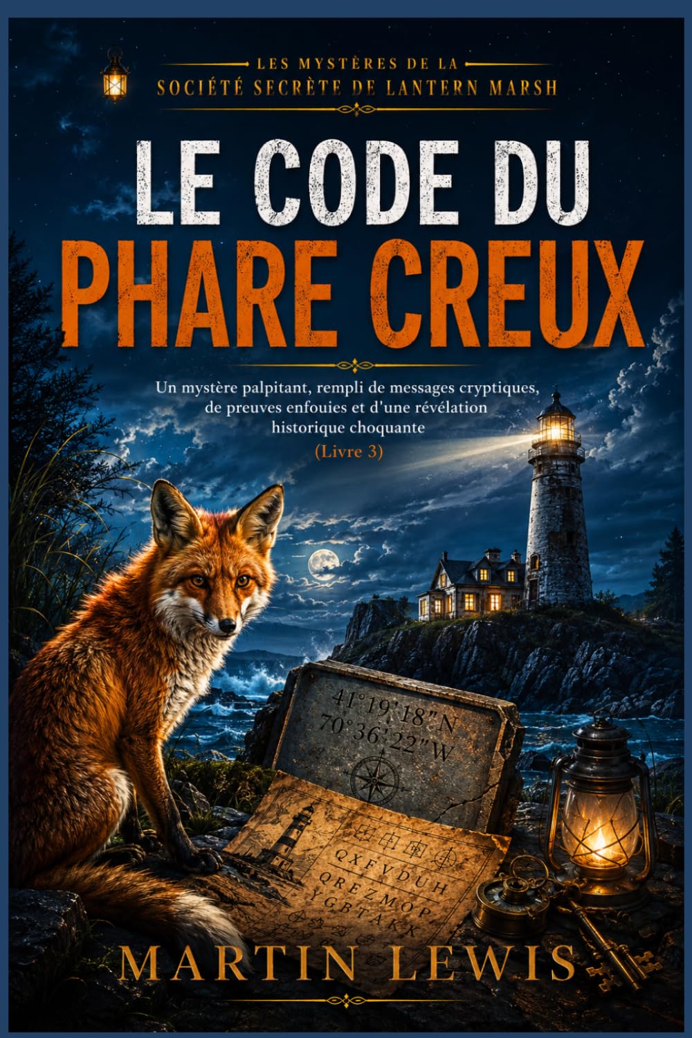 Le code du phare creux: Un mystère palpitant, rempli de messages cryptiques, de preuves enfouies et d'une révélation historique choquante (Livre 3) ... de la société secrète de Lantern Marsh)