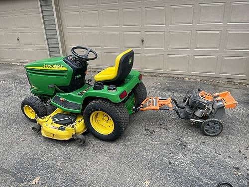 Miniatura 4 de Enganche combinado, enganche de pasador de transporte, equipo de césped y jardín con mango o latas de basura con ruedas