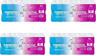 Purified Wаter 8 oz. bоttle, 80 pk -Small Bоttles Of Wаter - Mini Wаter Bоttles - 8 oz Bоttled Wаter - Bulk Small Wаter Bоttles PACK OF 4 (TOTAL 320 Bоttles)