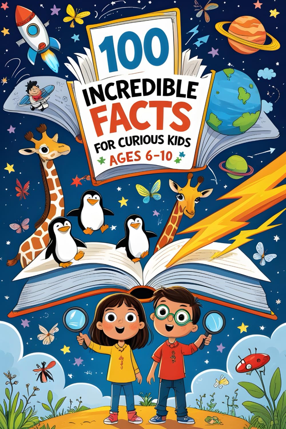 100 Incredible Facts for Curious Kids: Amazing Animal, Space & Nature Facts for Kids Ages 6–10