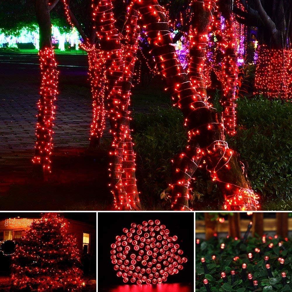 Guirlande Lumineuse, Guirlande Lumineuse, 10 m, 100 LED, télécommande + contrôle + USB, LED, lumières Noël, Fil Transparent extérieur, Guirlande Lumineuse intérieur et extérieur, Guirlande Lumineuse