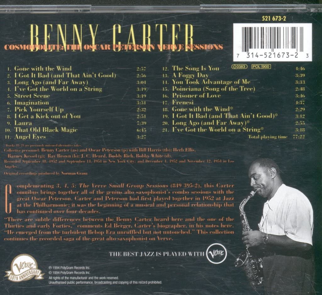Cosmopolite: Oscar Peterson Verve Sessions